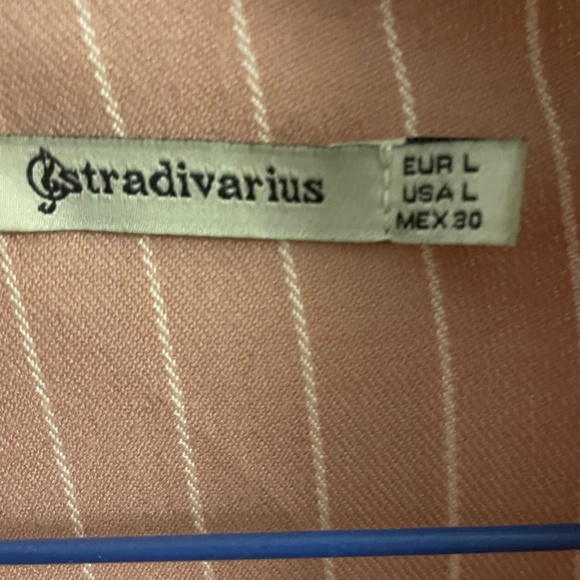 Stradivarius pink blazer with 2 slit pockets size L for women - Picture 4 of 6